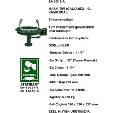 Ezel Hijyen EA 2019 A Acil Göz Yıkama ve Duş Üniteleri
