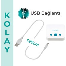 Mamajoo Elektronik Çiftli Göğüs Pompası 250 ml | 20 Kademe Ayarı, USBli, Hafif, Biberon ve Saklama Kabı Uyumlu