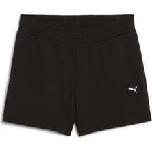 Puma Kadın Ess Elevated Mid-Rise 5" Şort Siyah Renkli Rahat Kullanım