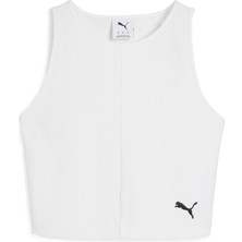 Puma WARDROBE ESS Ribbed Crop Top Kadın T-shirt