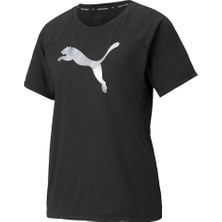 Puma Evostripe Tee Kadın Siyah T-Shirt - 58914301