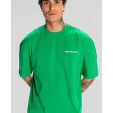 Kappa Authentic Dan Erkek Yeşil T-Shirt 371S89W-D16