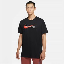 Nike U Nk Df Tee Hbr Erkek Siyah T-Shirt - CW0945-010