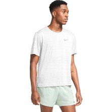 Nike M Nk Df Mıler Top Ss Erkek Beyaz T-shirt - CU5992-100