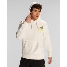 Kappa K371U1CW Kappa Authentıc Spacetıme Hoodıe Erkek Sweatshirt Krem