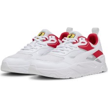 PUMA FERRARI TRINITY 307950-02 ERKEK BEYAZ-KIRMIZI Günlük Sneaker Ayakkabı
