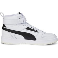 PUMA RBD Game 385839-01 ERKEK Beyaz-Siyah-Gold Günlük Sneaker Ayakkabı