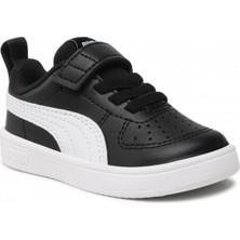 Puma Rickie Ac+ inf Bebek Sneaker Erkek Çocuk Günlük Ayakkabı Siyah Hafif ve Esnek Tasarım