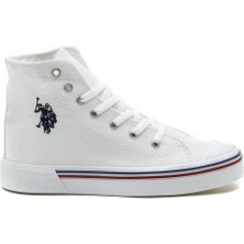 U.S. Polo Assn. Beyaz Kadın Sneaker Penelope Hıgh 2fx Konforlu Taban Tipi ile Şık Tasarım