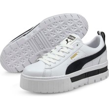 Puma Mayze Lth Wn S Kadın Günlük Ayakkabı 38198301 Beyaz