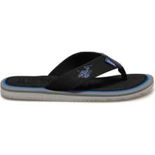 Siyah U.S. Polo Assn.  100250333 Vıtus Unisex Parmak Arası Terlik 43 Numara Düz Taban Hafif ve Rahat