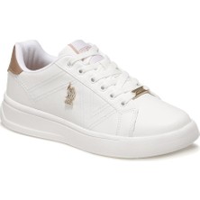 U.S. Polo Assn. Kadın Exxy Beyaz Ayakkabı Konforlu Taban ve Şık Tasarım