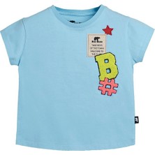 Bad Bear Lily Mavi Kız Çocuk Tişört