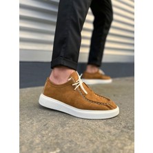 JY170 Tornado Bağcıklı Süet Erkek Günlük Spor Klasik Ayakkabı Sbt - Taba