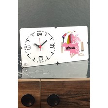 Beden Eğitimi Öğretmenine Özel Ahşap Masa Saati, Şık ve Zarif Tasarım