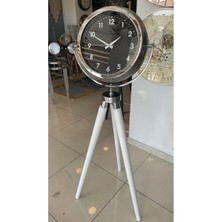 Şık Ahşap Tripod Saat, Estetik ve Zarif Tasarım