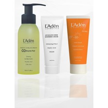 L'aden Cosmetics Lekeli Ciltler Için Özel Kombo Paket, 3 Lü Set