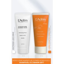 L'aden Cosmetics Koyu Leke Karşıtı ve Güneş Koruyucu Avantajlı 2li Bakım Seti