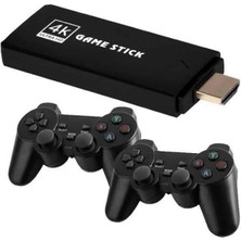 2 Kollu Kablosuz 2.4g Retro Oyunlar 4K Game Stick 3500 Oyun Atari