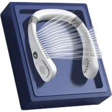 Giyilebilir Sessiz Fan | 224G Hafif, Bladeless Güvenli Tasarım, 5 Vitesli Soğutma, USB Şarjlı Fan