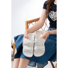 Mulex  Iki Cırtlı,kadın Şık, Günlük Siyah Terlik