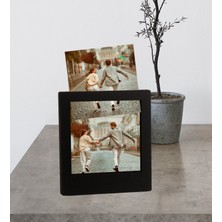Kişiye Özel Polaroid 6 Fotoğraflı  Ahşap Mdf Çerçeve Fotoğraf Albümü