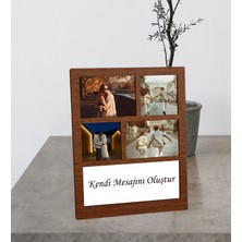 Kişiye Özel Masaüstü 4 Fotoğraflı Kolaj Çerçeve