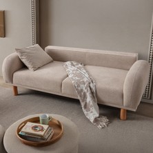 Edsy Home Regnum Üçlü Koltuk Taş Renk