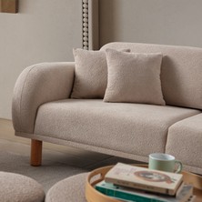 Edsy Home Regnum Üçlü Koltuk Taş Renk