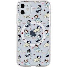 iPhone 12 Tanya Magsafe Kapak - Desen 3