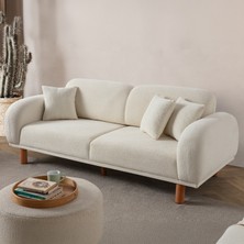 Edsy Home Regnum Koltuk Takımı 3+3+1 Krem Renk