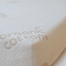 Tiny Plans Organic Cotton Fermuarlı Sünger Oyun Parkı Yatağı - Anne Yanı Park Beşik Yatağı 8 cm Tüm Ölçüler