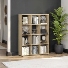 Cubic Kitaplık Florida Meşe 104X140,5X30 cm