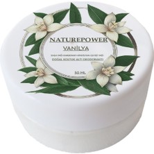 Naturepower Doğal Içerikli Alüminyum Içermeyen Vanilya Kokulu Krem Deodorant 50 ml