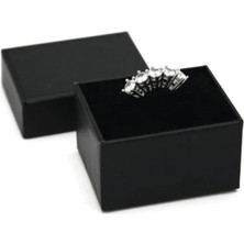 50 Adet Renkli Karton Yüzük Kutusu, Şık ve Hafif Takı Saklama Çözümü