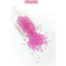 Kesme Cam Boncuk 2mm - 60 Gram - Şeffaf Mat Pembe - BNC377