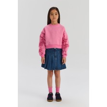 Bg Store Kız Çocuk Pembe Sweatshirt