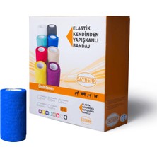 Sayberk - Kendinden Yapışkanlı Coban Bandaj 10CMX4.5MT Mavi - 30 Adet