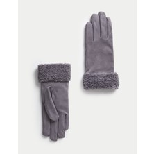 Marks & Spencer Suni Kürk Detaylı Eldiven