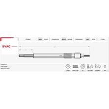 Isitma Bujisi Sprinter-Rangerover  2.5d Svac  A0001500581/ 93321136   SV093
