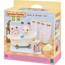 Bfs   5739 Sylvanian Families Banyo ve Duş Seti (Figürler Dahil Değildir) +3 Yaş