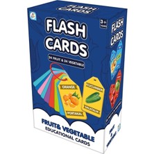 Meyve ve Sebze Eğitim Kartları, 48 Çift Dille Kelime, 3 Yaş ve Üzeri