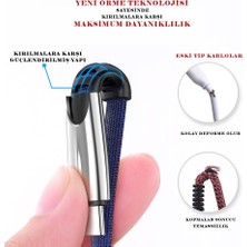 Metal Başlıklı Örgülü 1 M 3A Type-C Data & Hızlı Şarj Kablosu