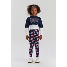 Bg Store Kız Çocuk Desenli Tayt