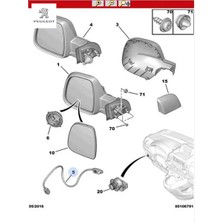 Ayna Sicaklik Müşürü 207-308-PARTNER Tepee Peugeot  155254235    6445.F9
