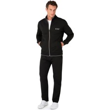 Pierre Cardin Erkek Siyah Eşofman Takım 7120