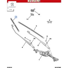 Silecek Süpürgesi Sağ 208-2008-PARTNER TEPEE/1613158080/PEUGEOT