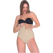 Kadın Bej 1 Beden Incelme Yüksek Bel Slip Korse