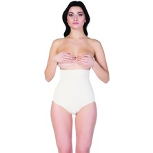 Momslab Yüksek Bel Slip Korse Ten Renkli XL Beden Kadın İç Giyim Ürünü Esnek ve Nefes Alabilir
