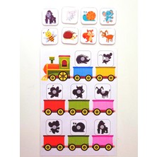 Renkleri ve Hayvanları Öğreten Eğitici Hafıza Güçlendirme Kartı